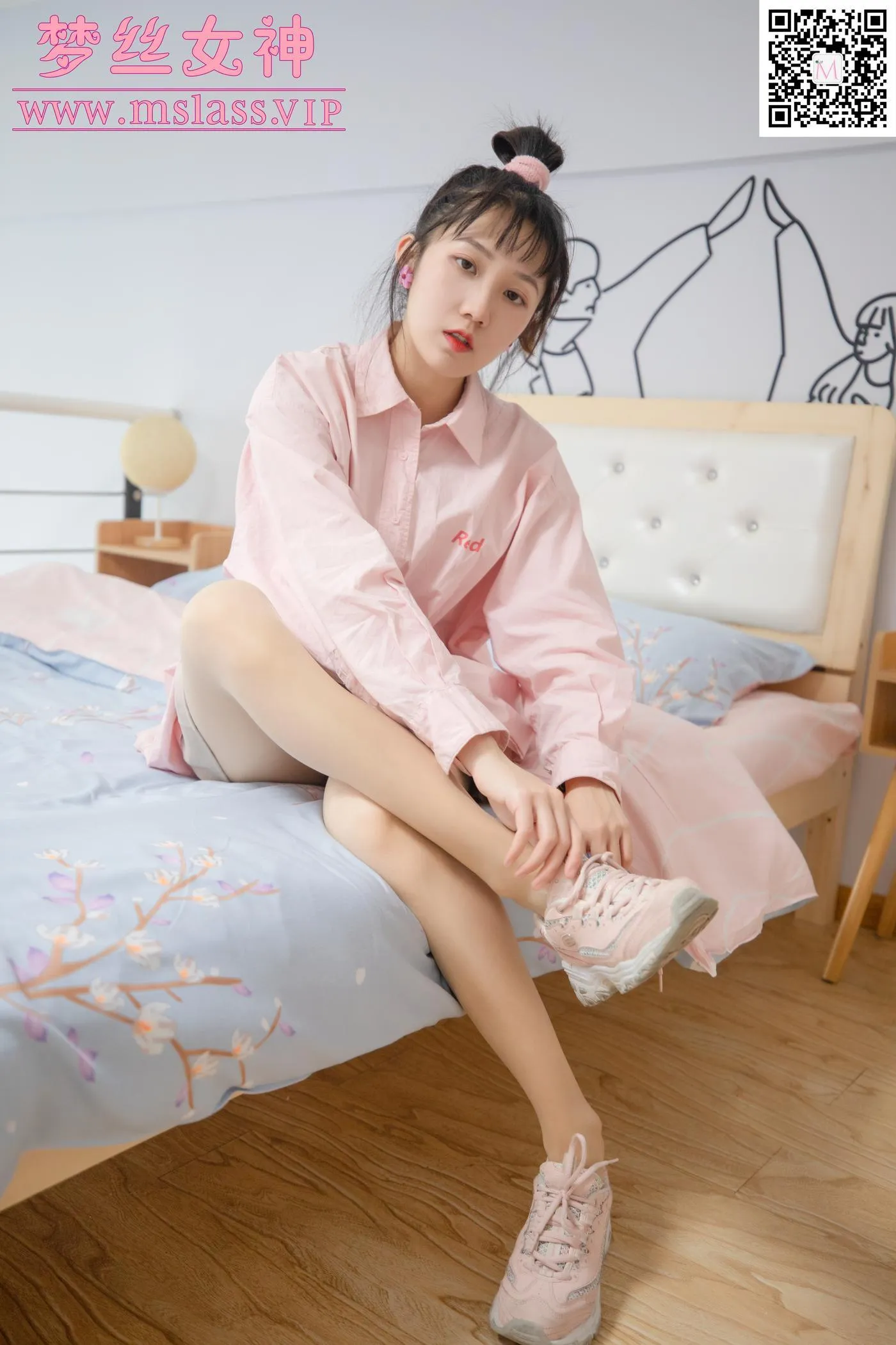 [MSLASS梦丝女神] 2020.10.22 NO.130 莹仙女 粉粉的 [66P]插图9